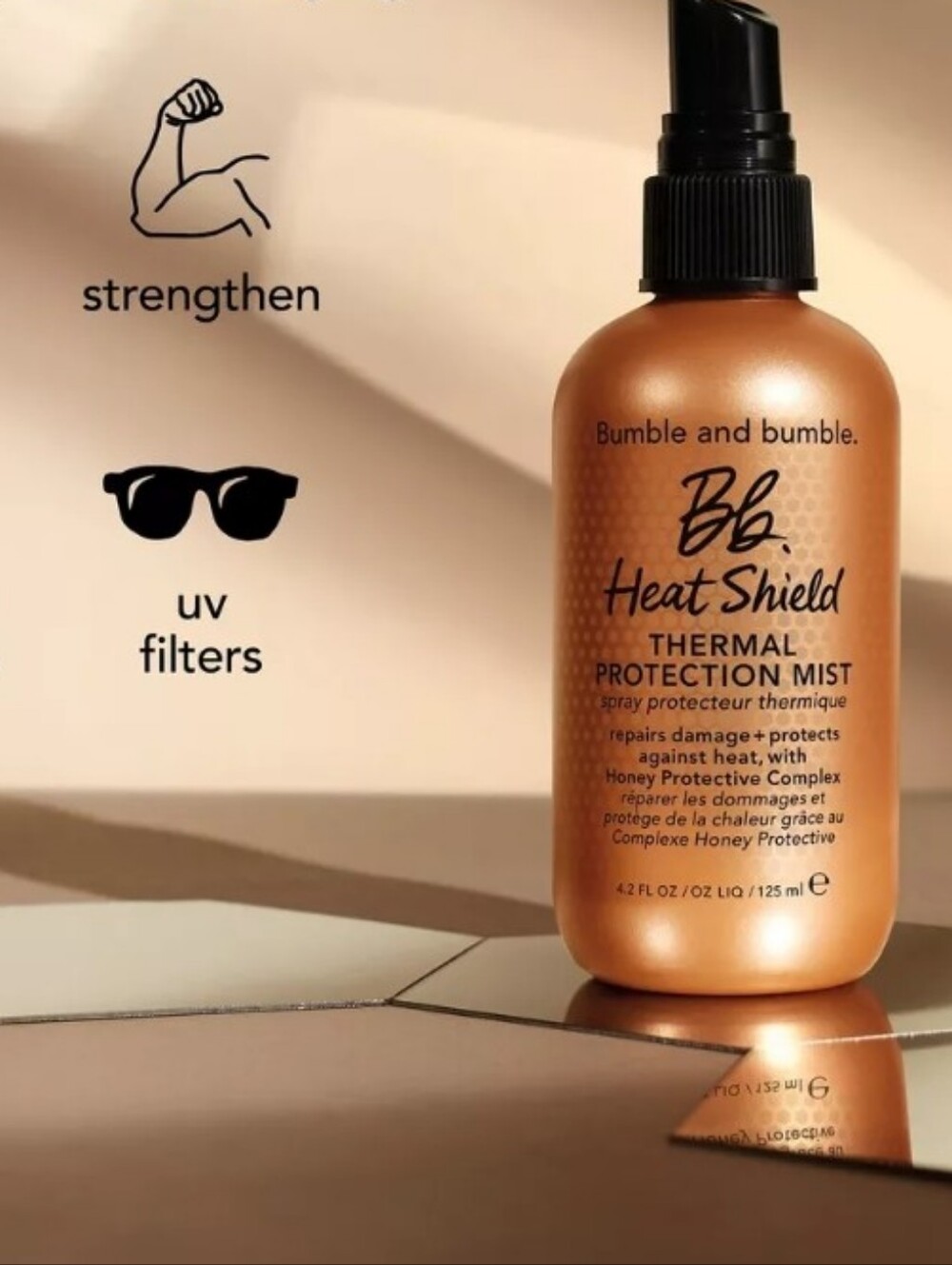 Bumble and bumble Heat Shield Thermal Protection Mist 4.2 Oz Full Sized, 50% Off